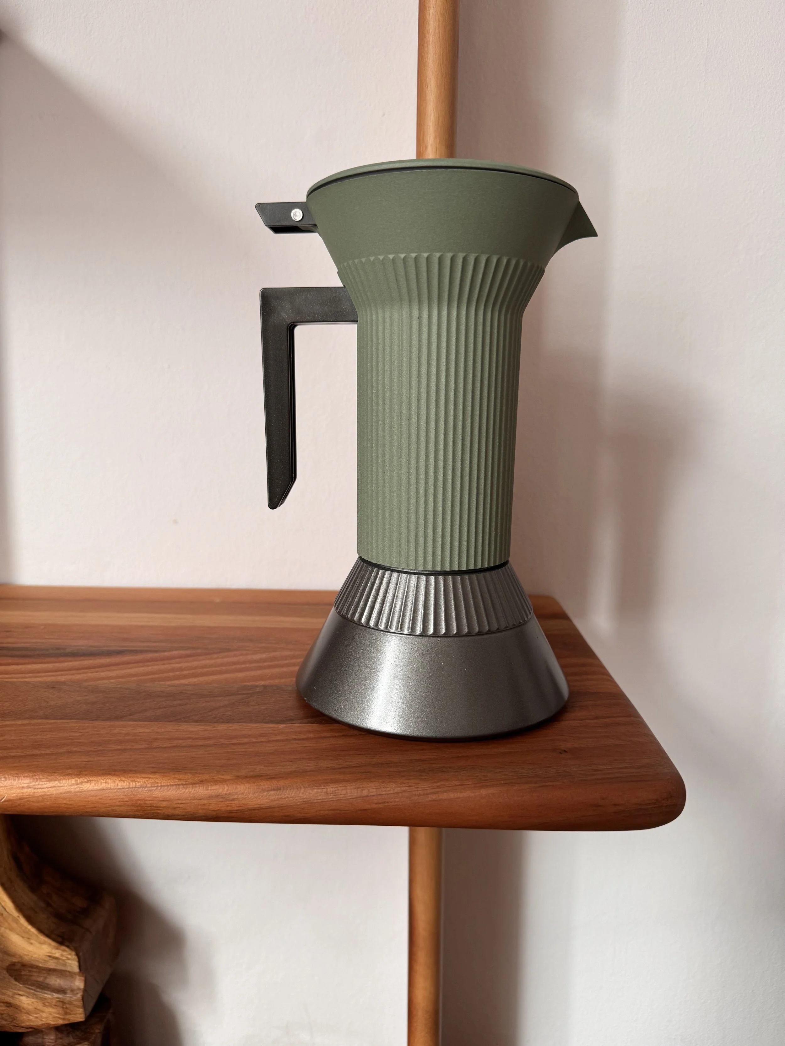 Zani Mach Collectors Moka Pot in Green — my moka home